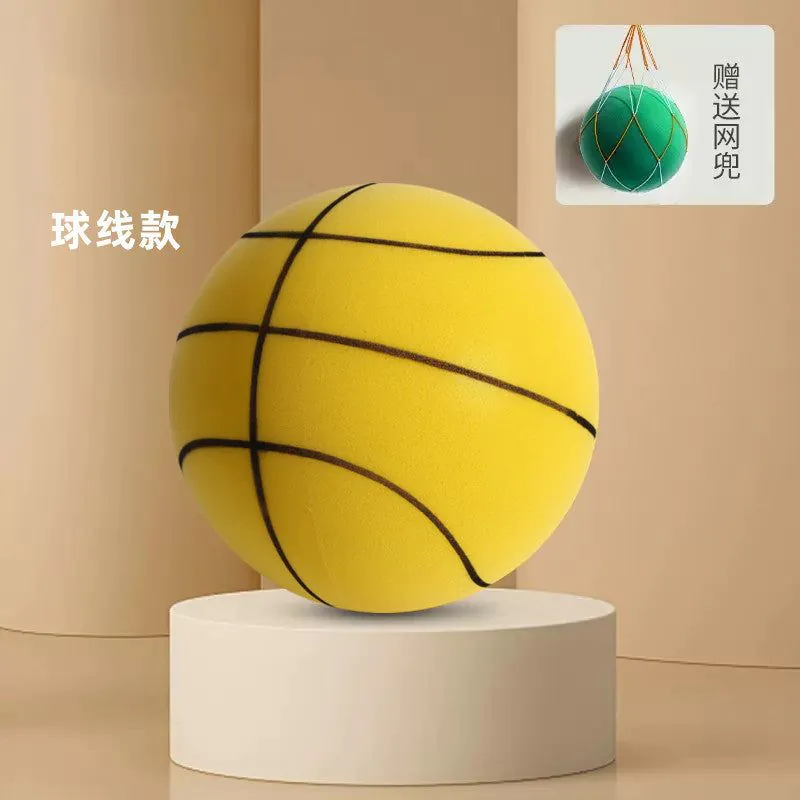 image-Silent Basketball Hoop Set - Orange 32cm