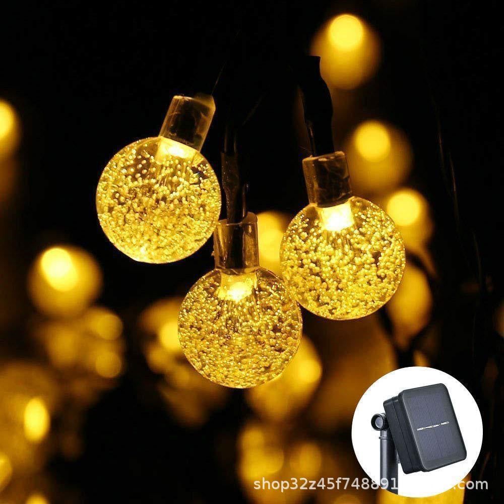 image-Yinghui Solar LED String Lights 30m 300 Lights White