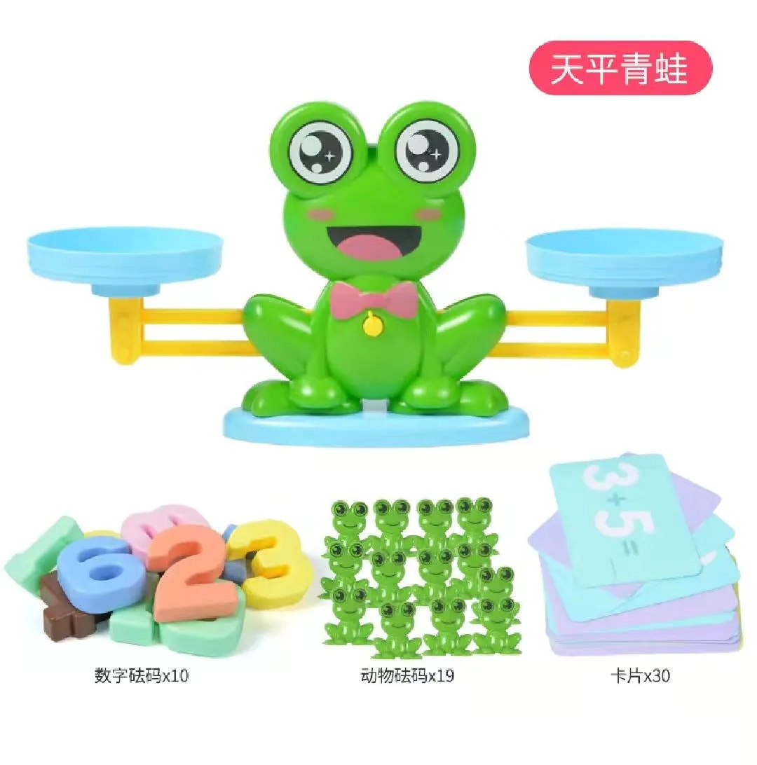 image-Frog Scale Board Game for Kids Logic Training