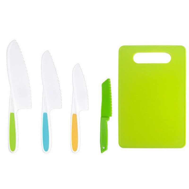 image-Litai Kids Plastic Knife Set 12-Piece Fruit Bread