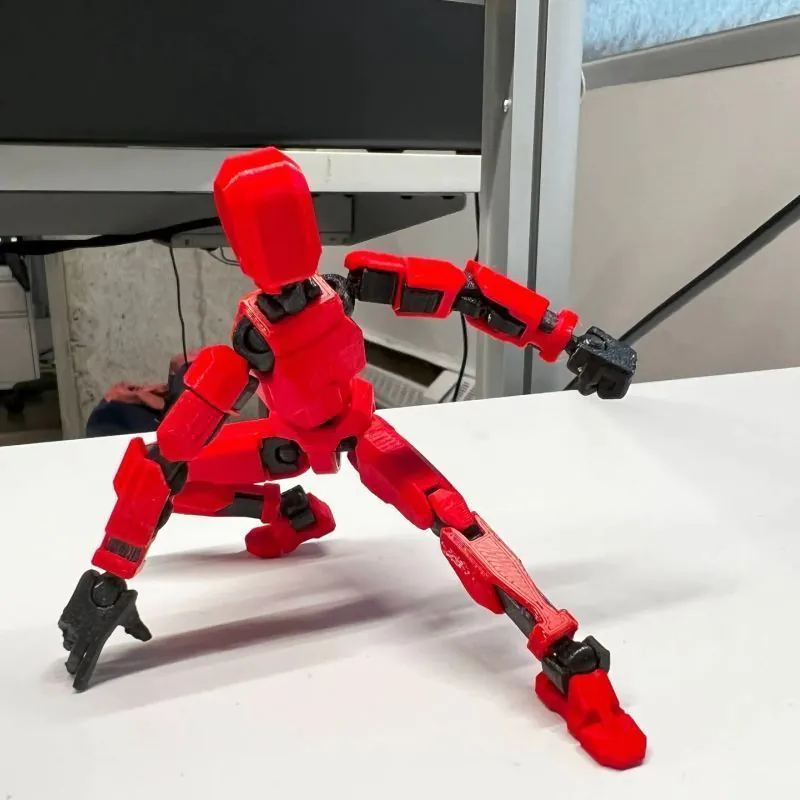 image-Dummy13 3rd Gen Articulated Action Figure - 3D Printed Plastic