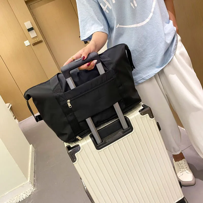 image-Travel Bag Dry Wet Separation Medium Gray 