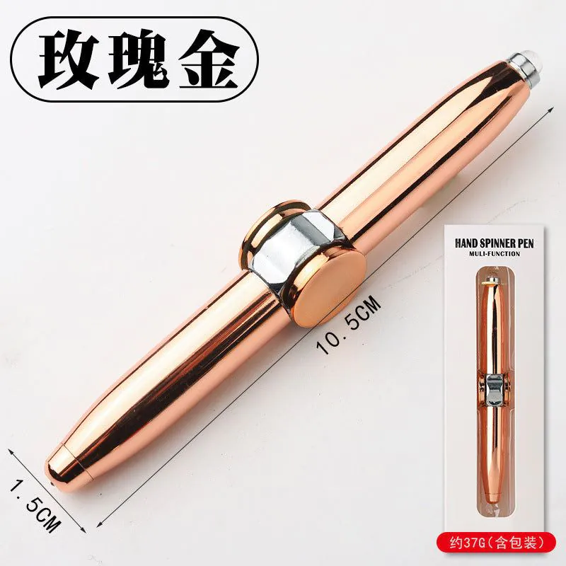 image-Fidget Spinner Pen - Luminous Rotating Stress Relief 