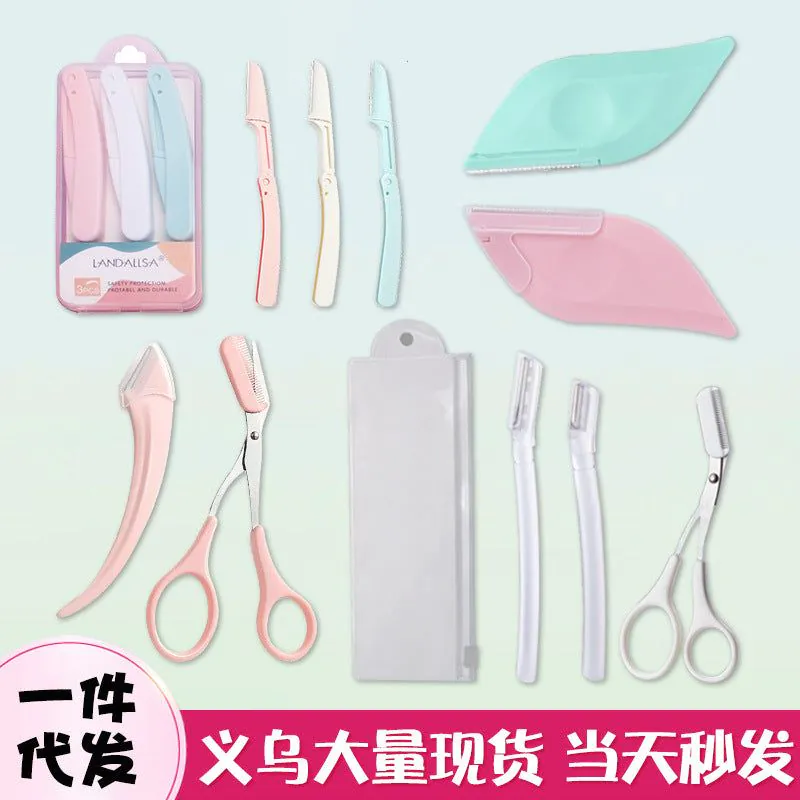 image-Portable Eyebrow Trimmer - Anti-Scratch Replaceable Blade