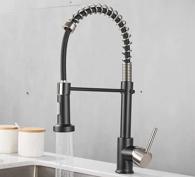 image-Kitchen Faucet - Hot Cold Mix Brass Ceramic Valve