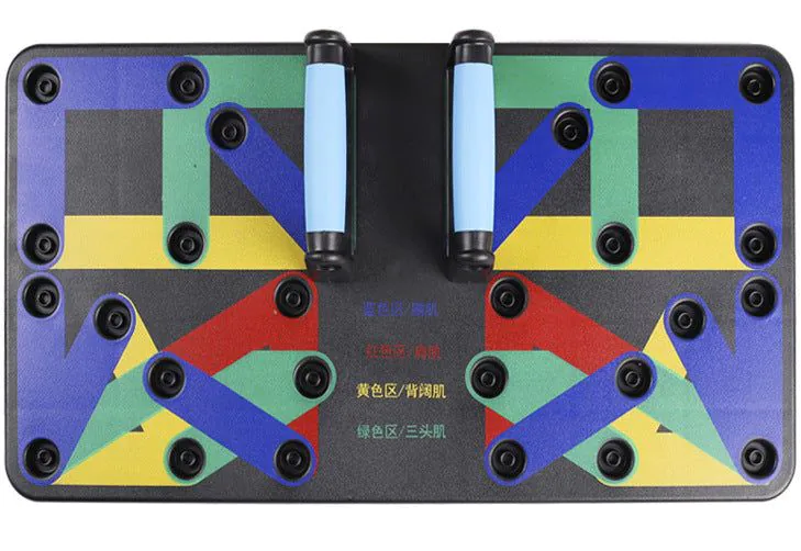 image-Multi-functional Push-Up Board for Chest & Abs Training - 25 Functions 