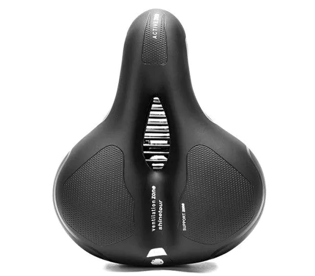 image-Yan Jun Bike Seat Cushion - Silicone Black Widened