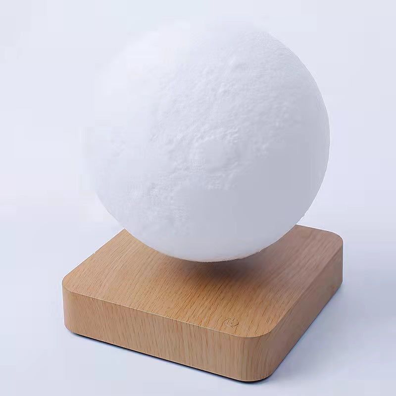 image-Magnetic Levitation Moon Lamp 3D - Touch Control