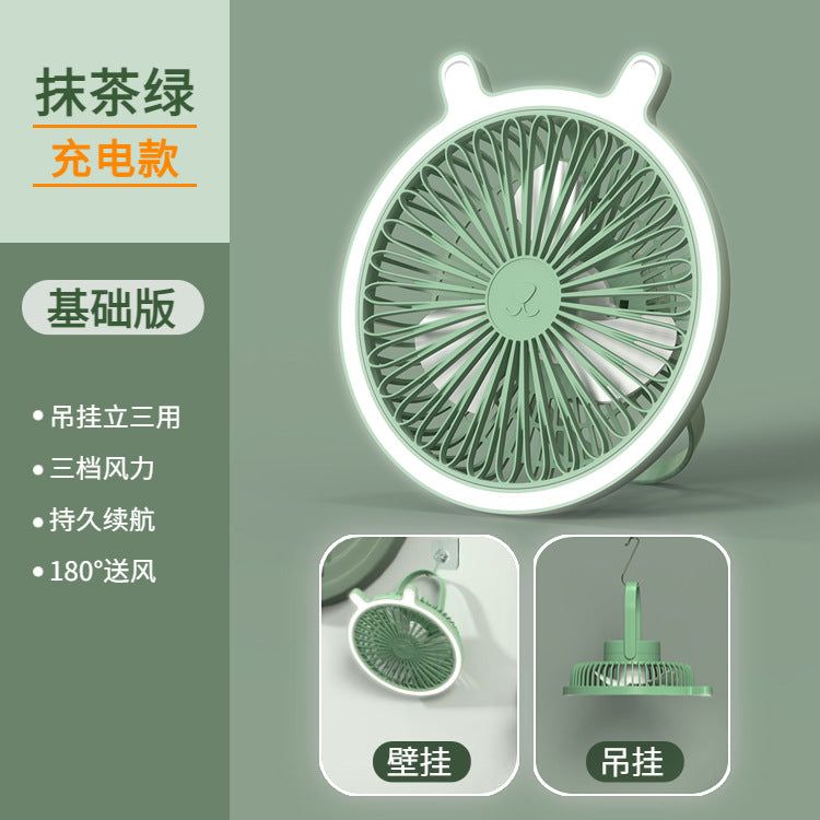 image-USB Rechargeable Handheld Fan - Folding Mini Portable