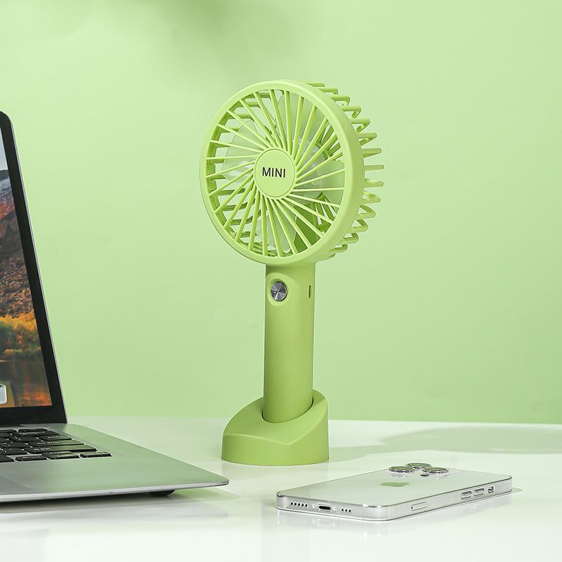 image-USB Rechargeable Handheld Fan - Folding Mini Portable