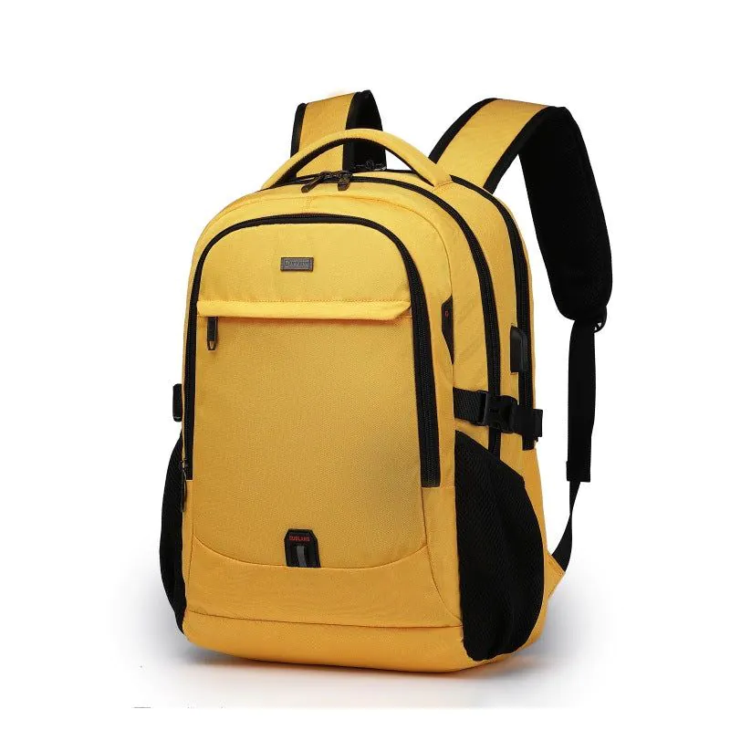 image-Men's Large Capacity 15" Laptop Backpack - Star Blue Oxford Cloth