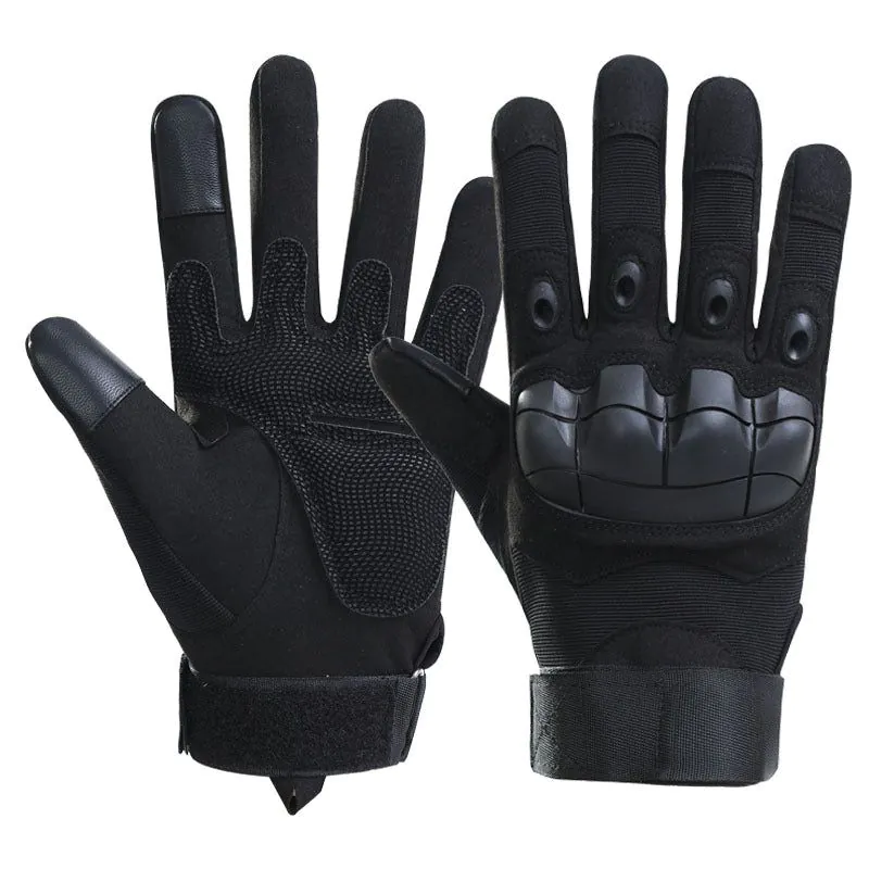 image-Outdoor Tactical Gloves - Black Long Finger