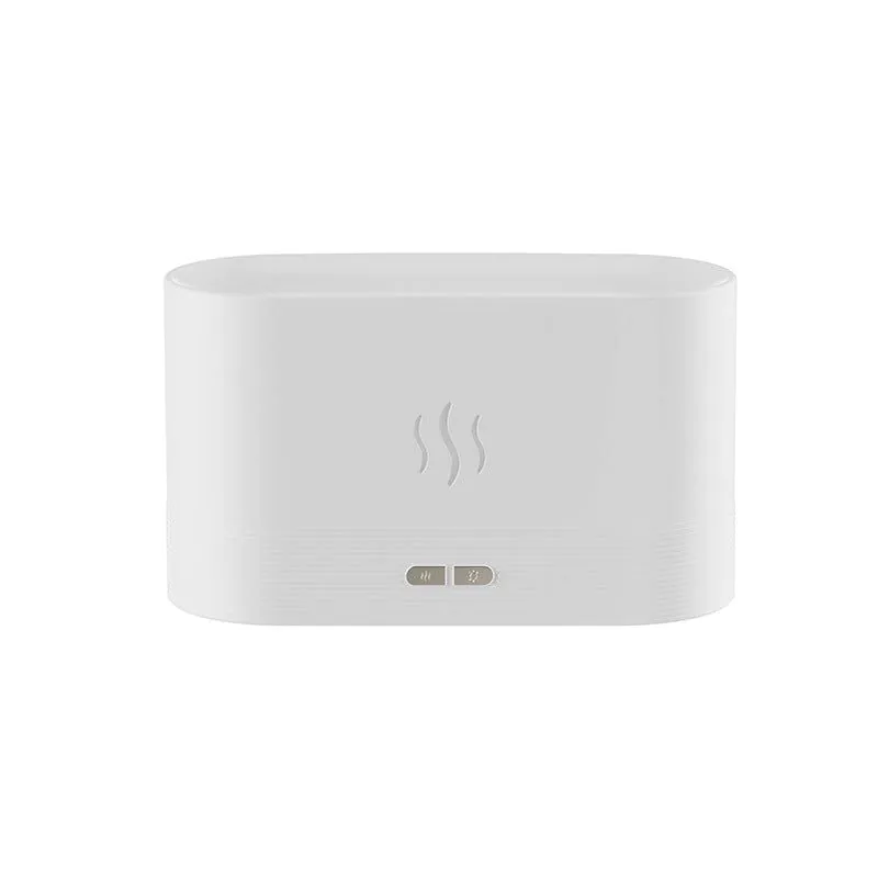 image-Flame Aroma Diffuser USB Humidifier 180ml Green