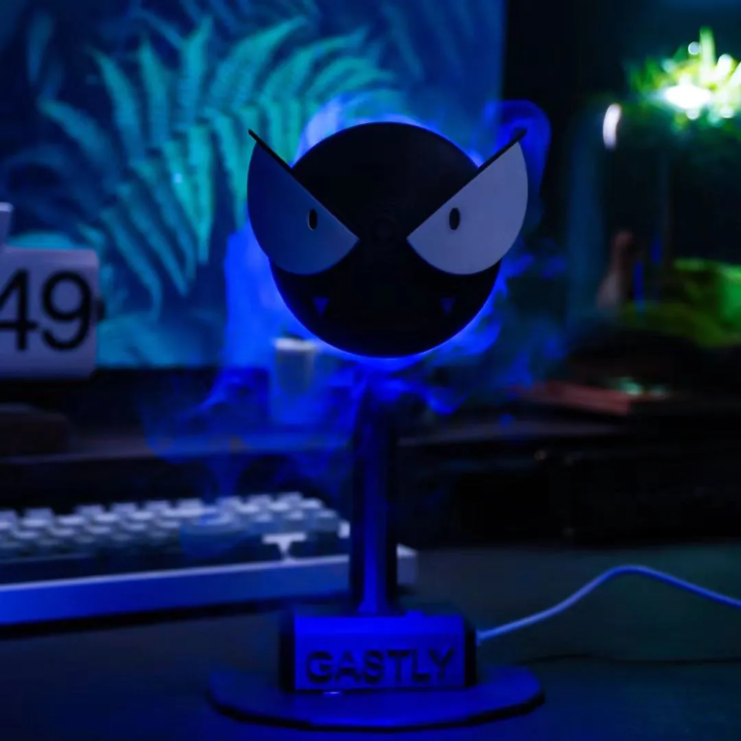 image-3D Printed Guis Humidifier - Aromatherapy Spray, Silent, Desktop, Bedroom