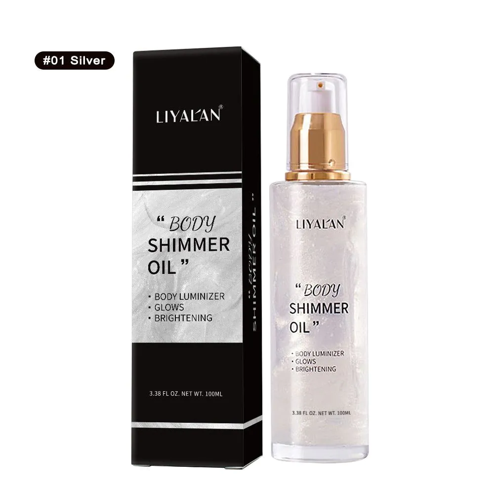 image-Body Shimmer Oil - Luminous Highlighter