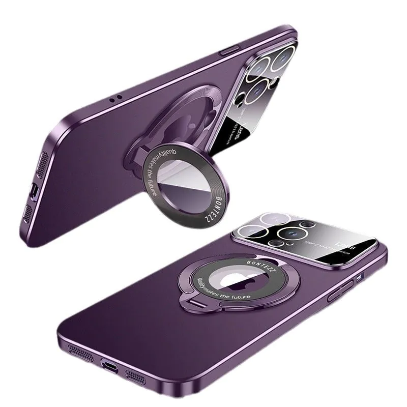 image-iPhone 14 MagSafe Case - Invisible Bracket - Maroon PC Matte