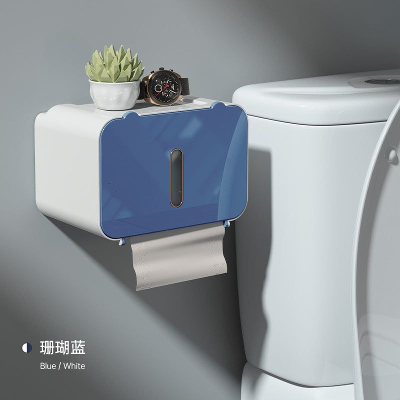 image-Automatic Paper Towel Dispenser - Coral Blue