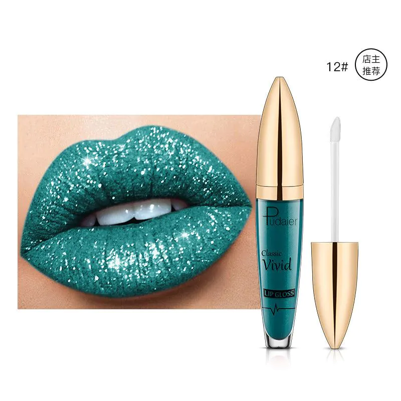 image-Pudaier Pearlescent Lip Gloss - Matte Waterproof 19#