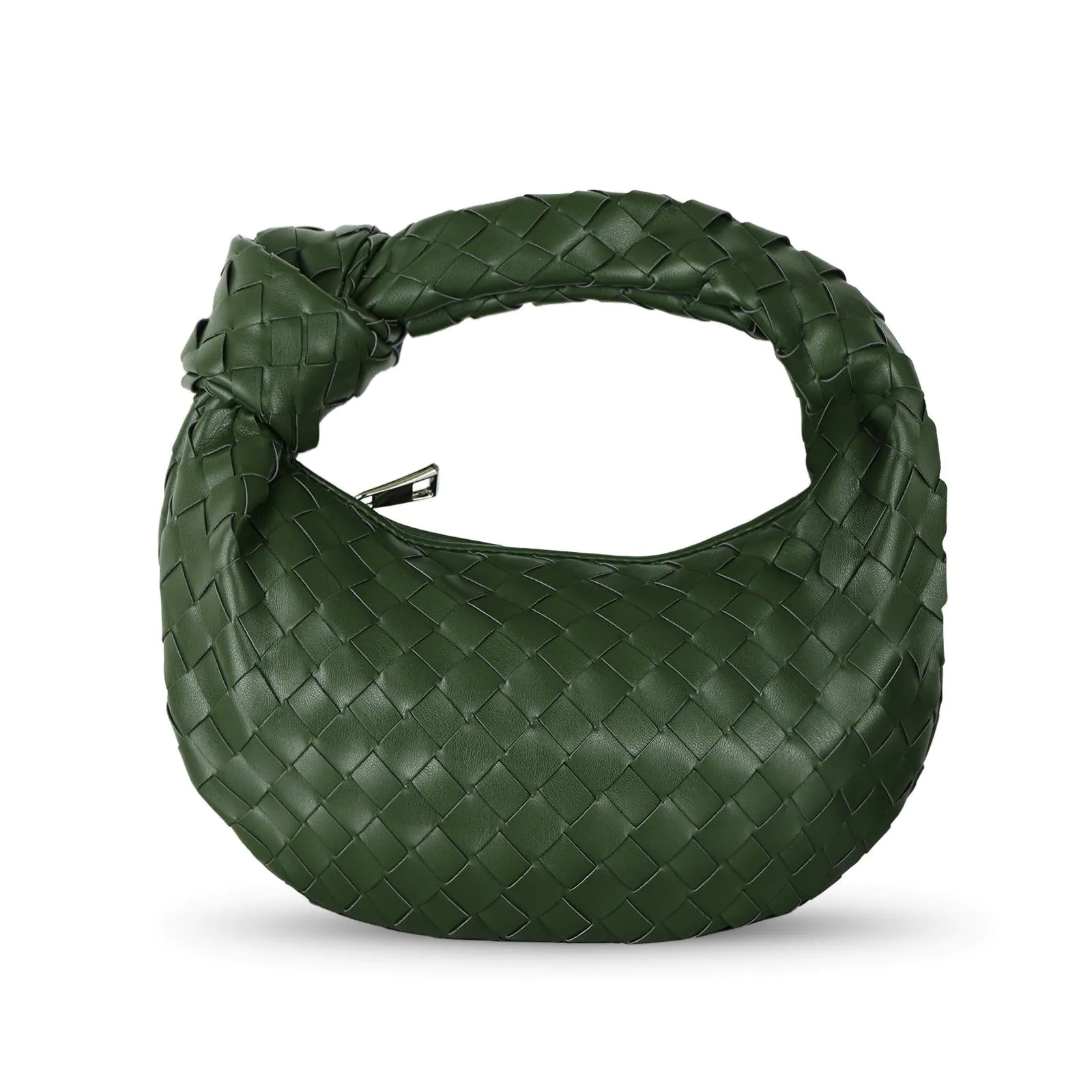 image-Cross-border Woven Handbag - Cloud Dumpling Style 