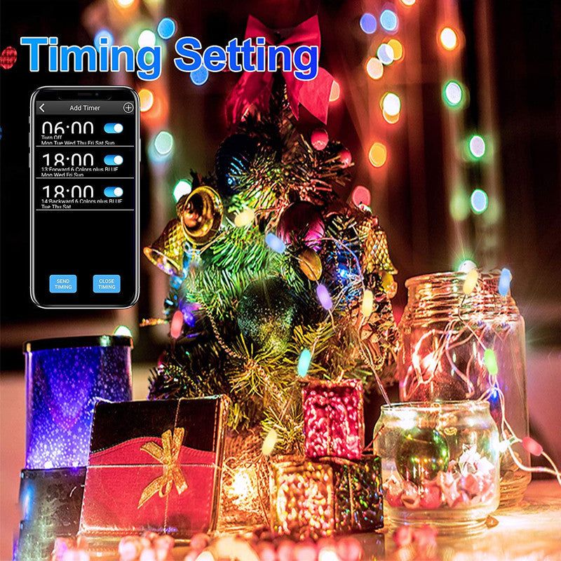 image-Mibel Copper Wire LED String Lights 30m USB 