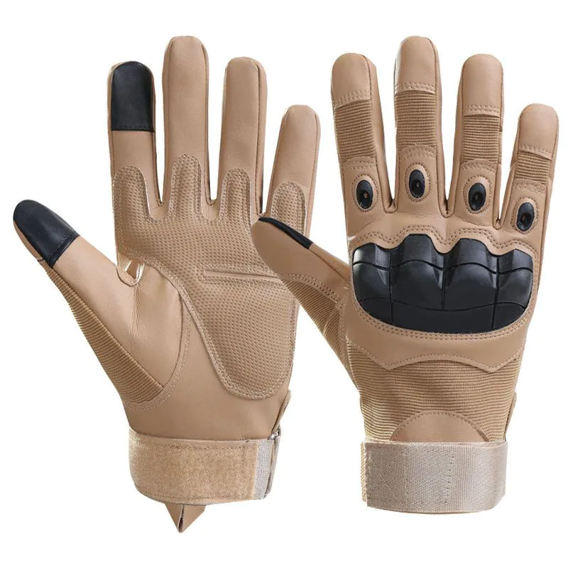 image-Outdoor Tactical Gloves - Black Long Finger