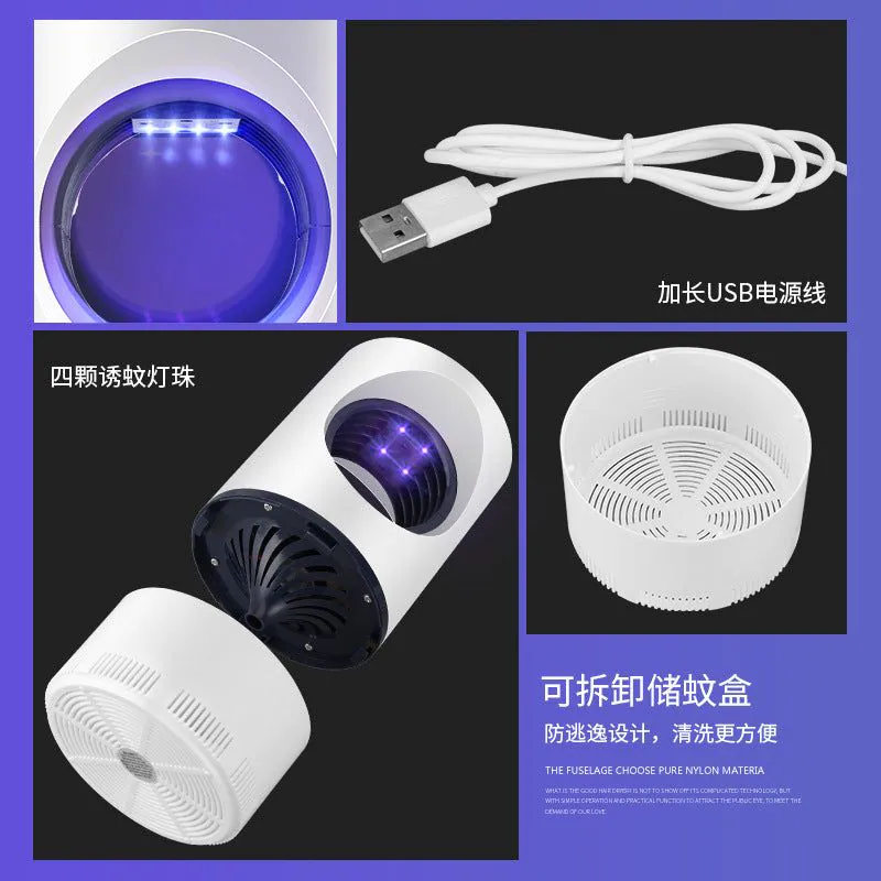 image-Photocatalyst LED Mosquito Killer Lamp - USB White
