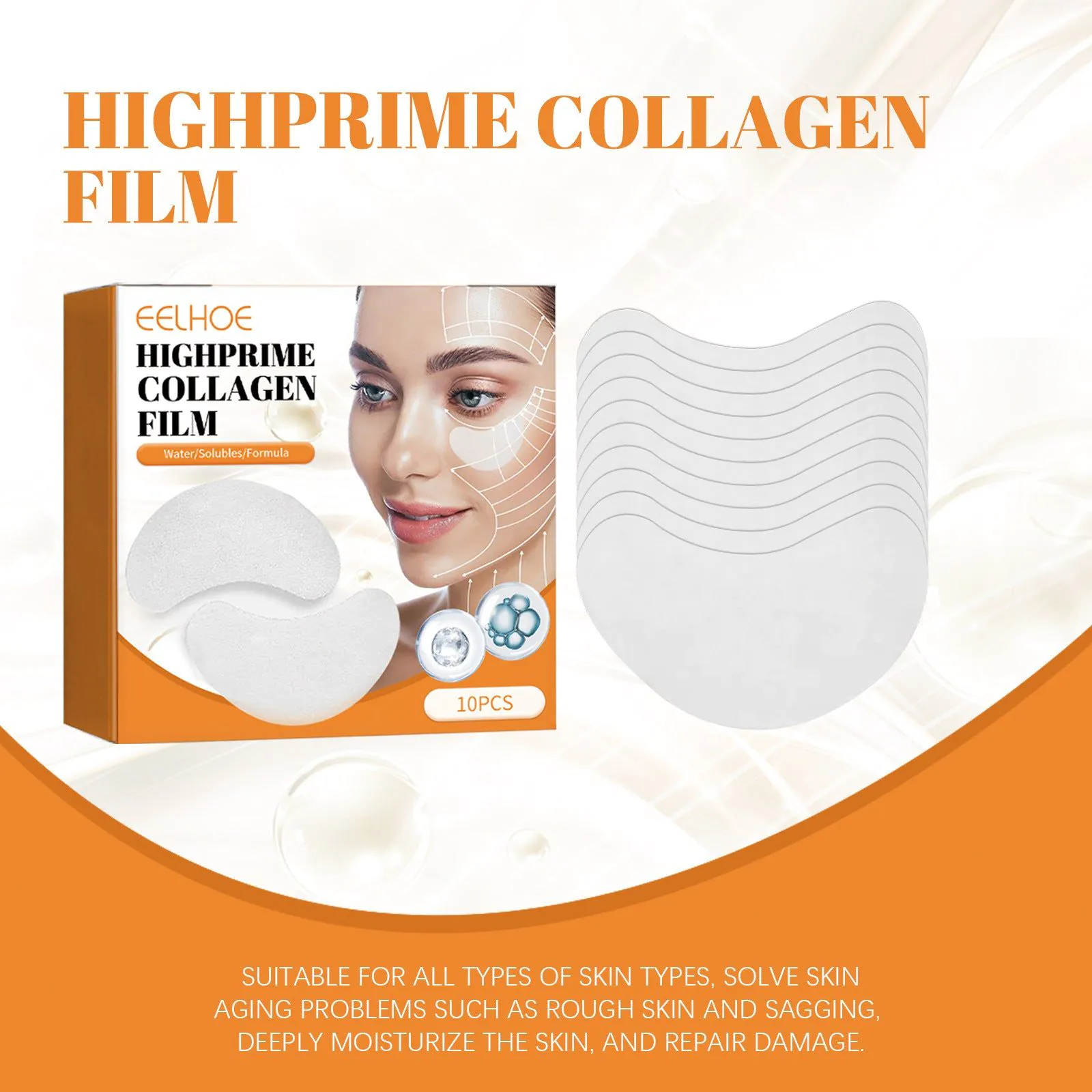 image-Eelhoe Collagen Eye Mask - Lifting Essence Crystal