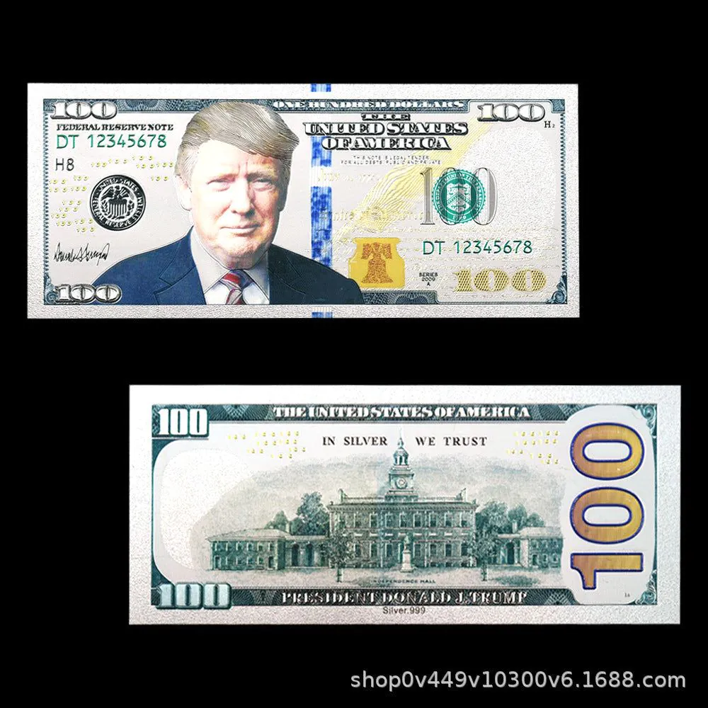image-Trump Gold Foil Commemorative Card Set 