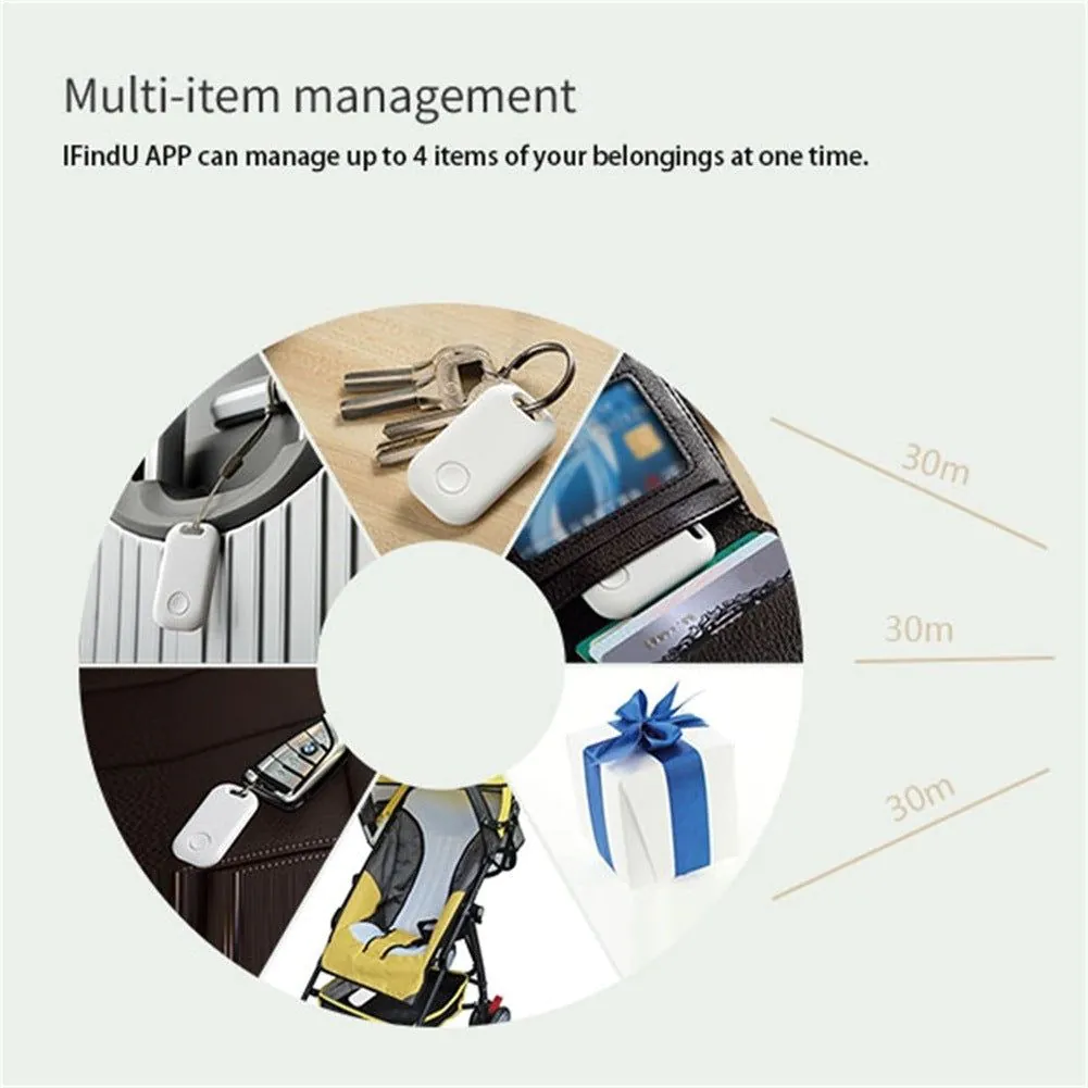 image-Tuya Bluetooth Tracker - White Pet Key Finder