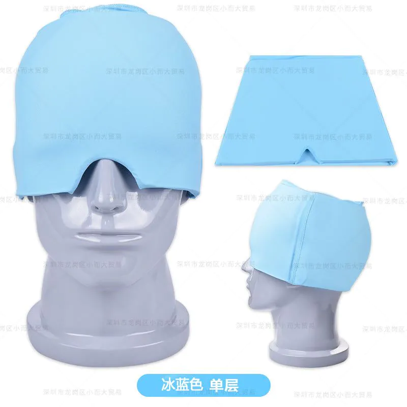 image-Ice Compress Headache Relief Cap - Gel Cold Therapy 