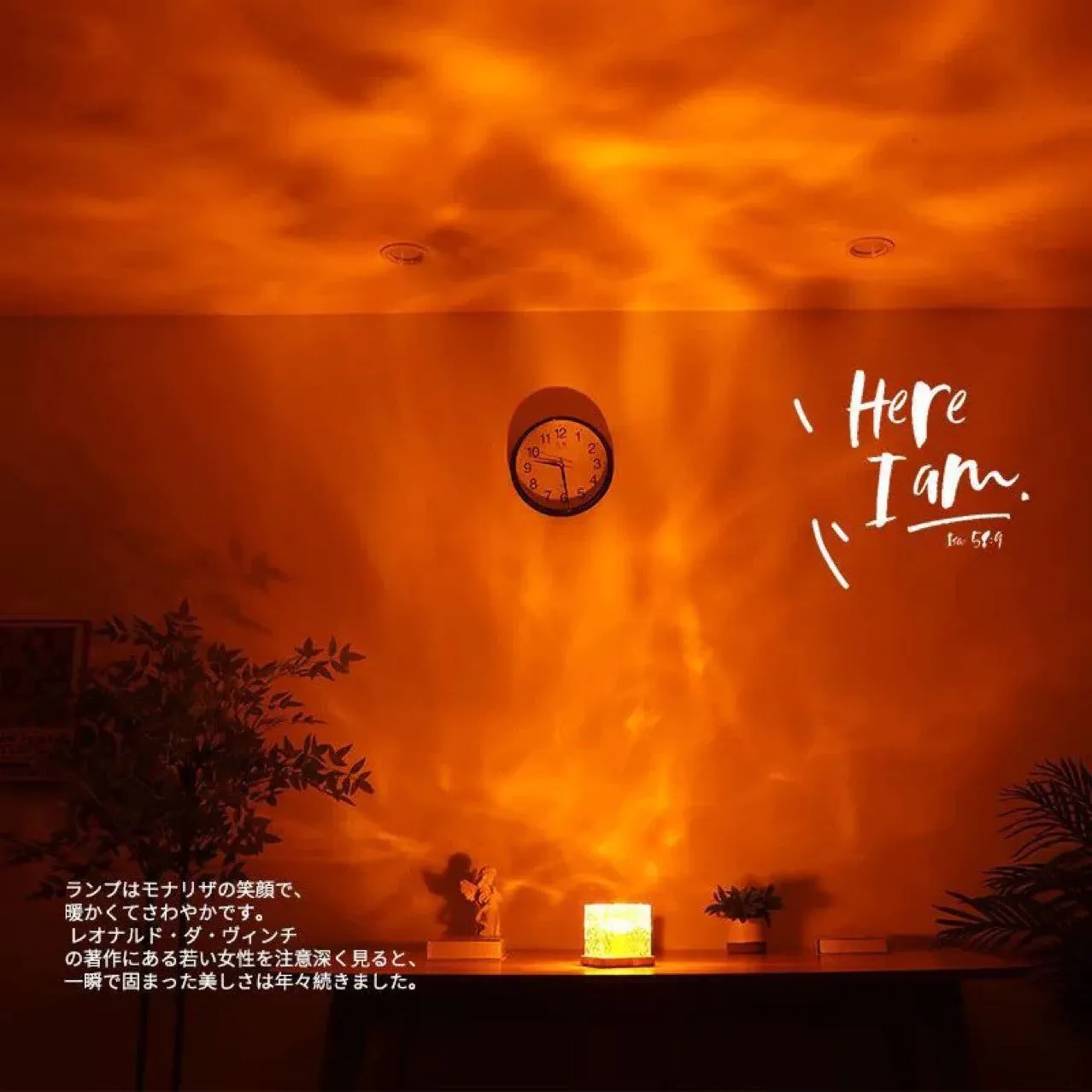 image-Square Water Ripple Lamp Night Light - 16 Color Dynamic App Control, USB
