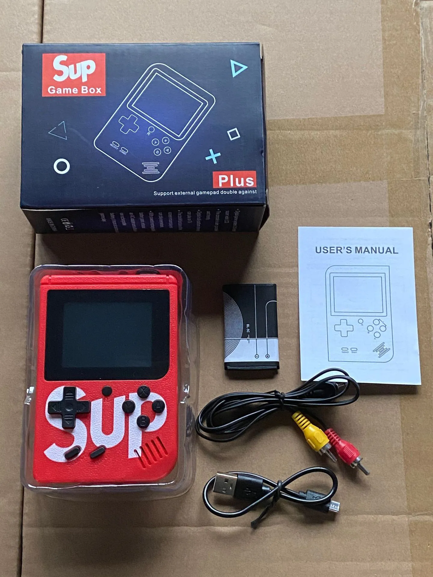 image-SUP Retro Game Console 400 in 1 Black