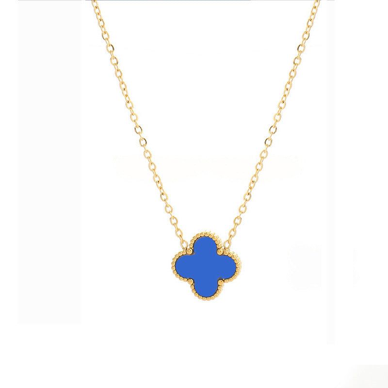 image-Four-Leaf Clover 18k Gold Plated Jewelry Set