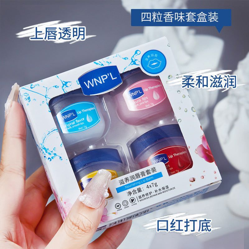 image-Vaseline Lip Balm 4-Color Set - Lemon