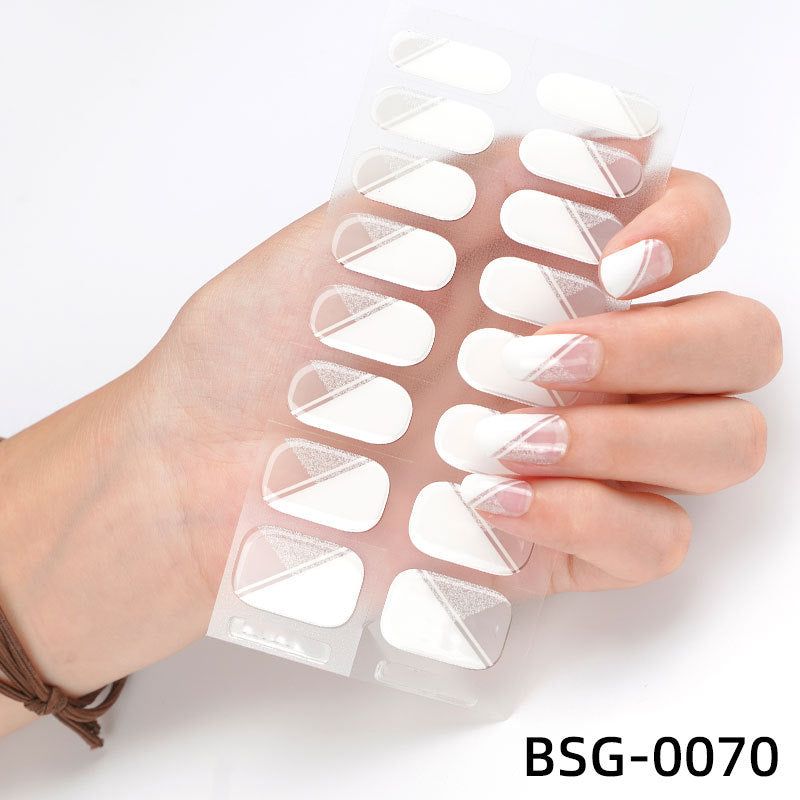 image-Gel Nail Stickers - Star Pattern Princess Series