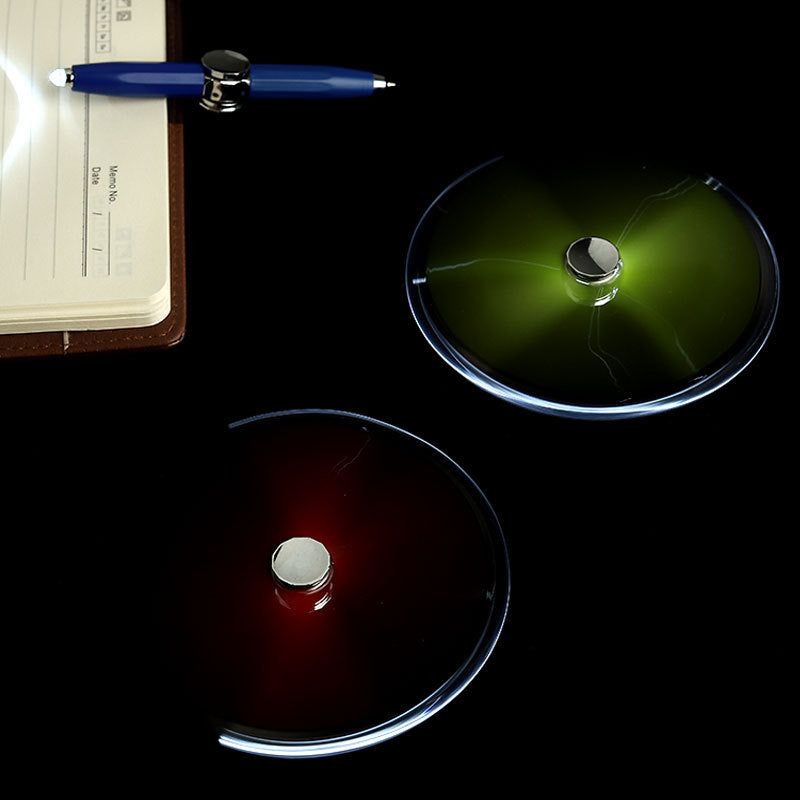 image-Fidget Spinner Pen - Luminous Rotating Stress Relief 