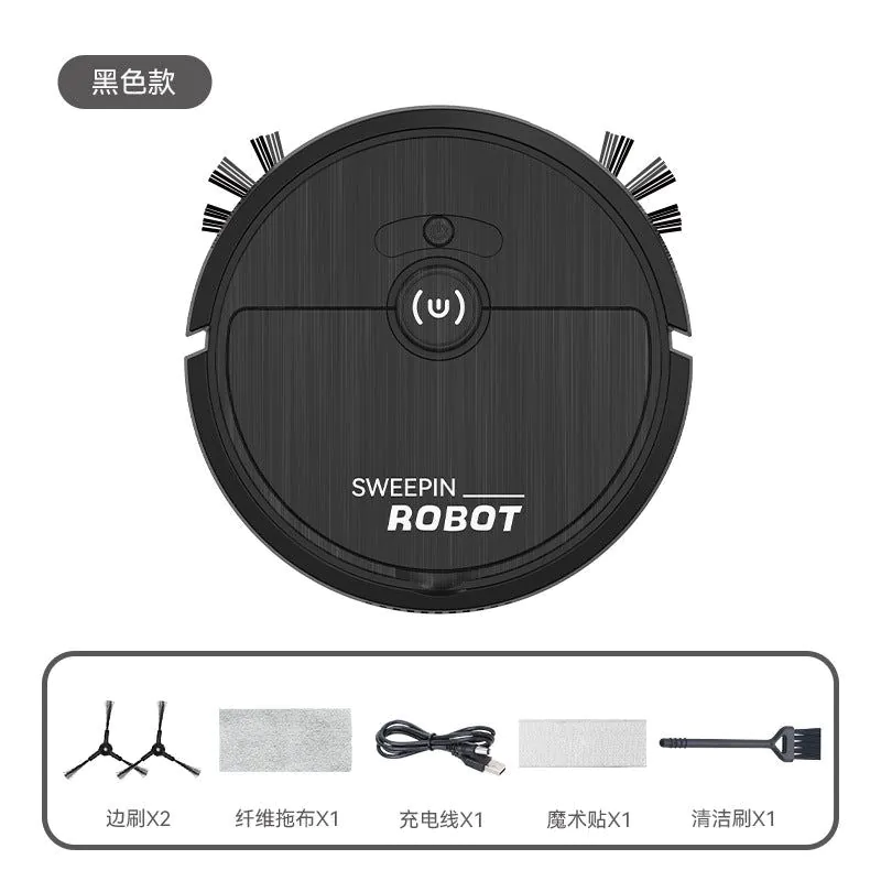 image-Smart Robot Vacuum Cleaner - Army Green 1000Pa