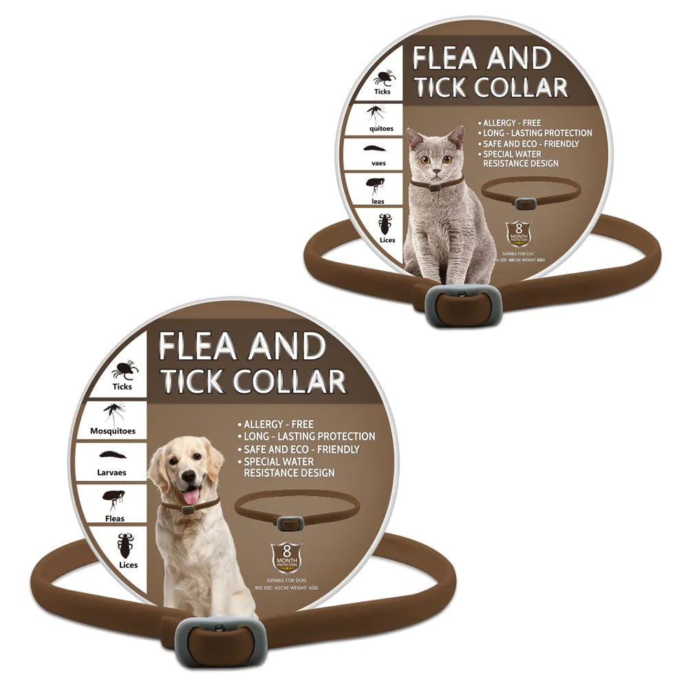 image-Pet Flea & Tick Collar for Dogs and Cats - 65cm