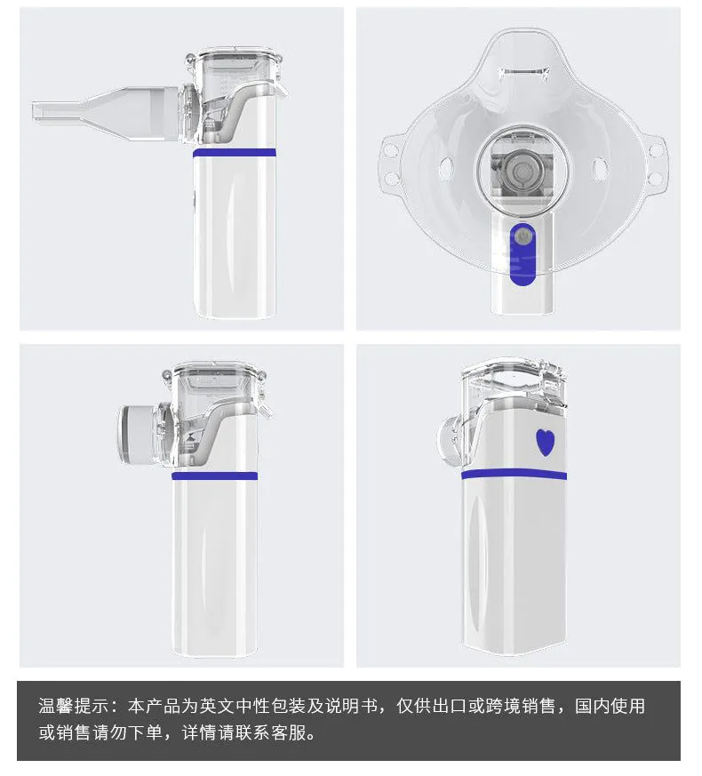 image-Portable Ultrasonic Nebulizer - Handheld Mesh Humidifier