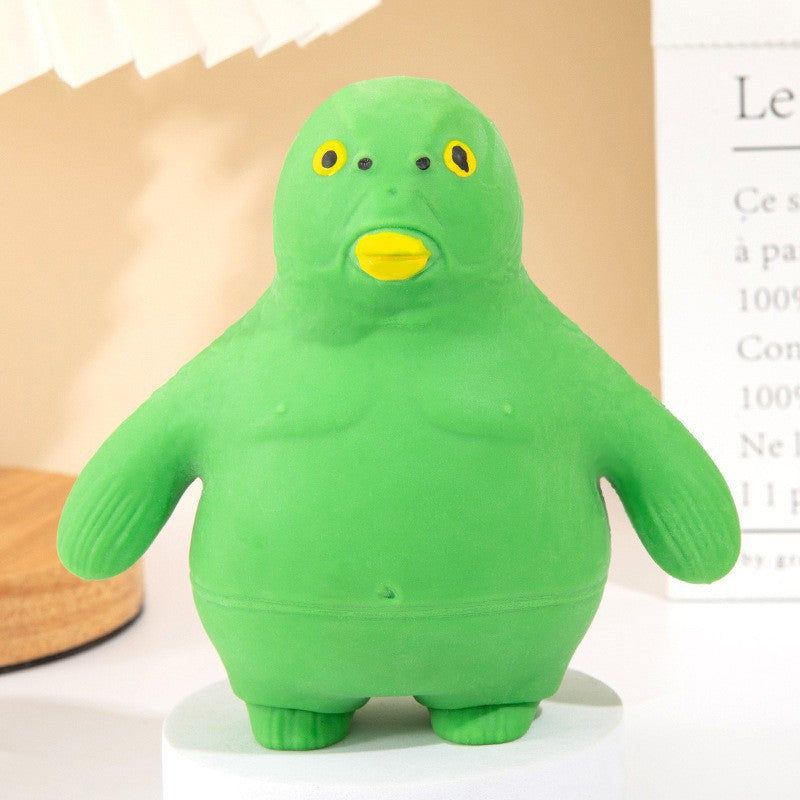 image-Decompression Toy Gorilla - Pink Slow Rebound 