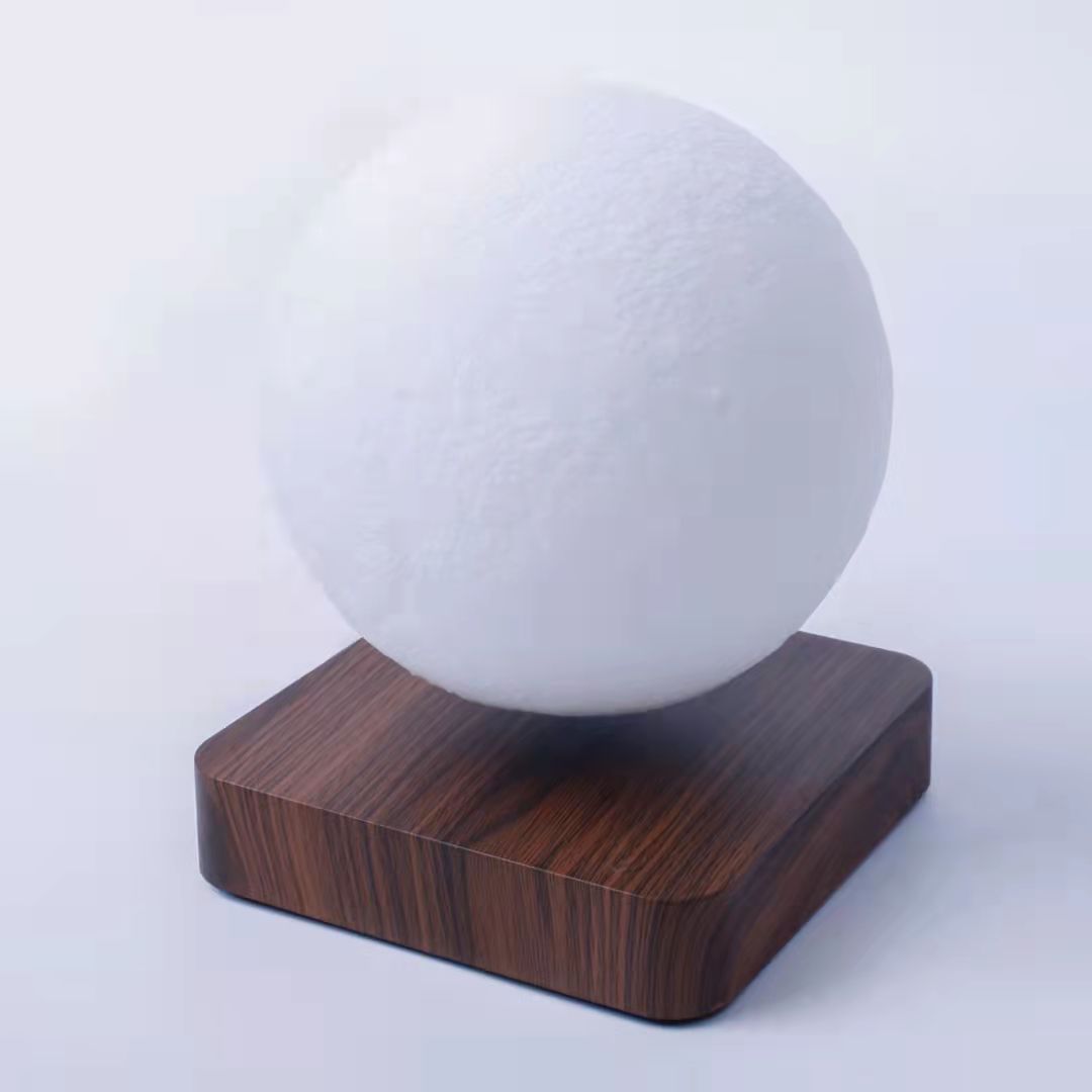 image-Magnetic Levitation Moon Lamp 3D - Touch Control