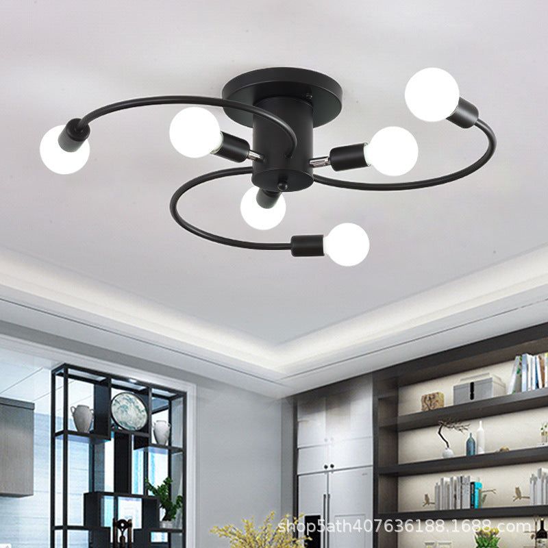 image-Nordic Chandelier Modern Industrial White Gold LED 220V