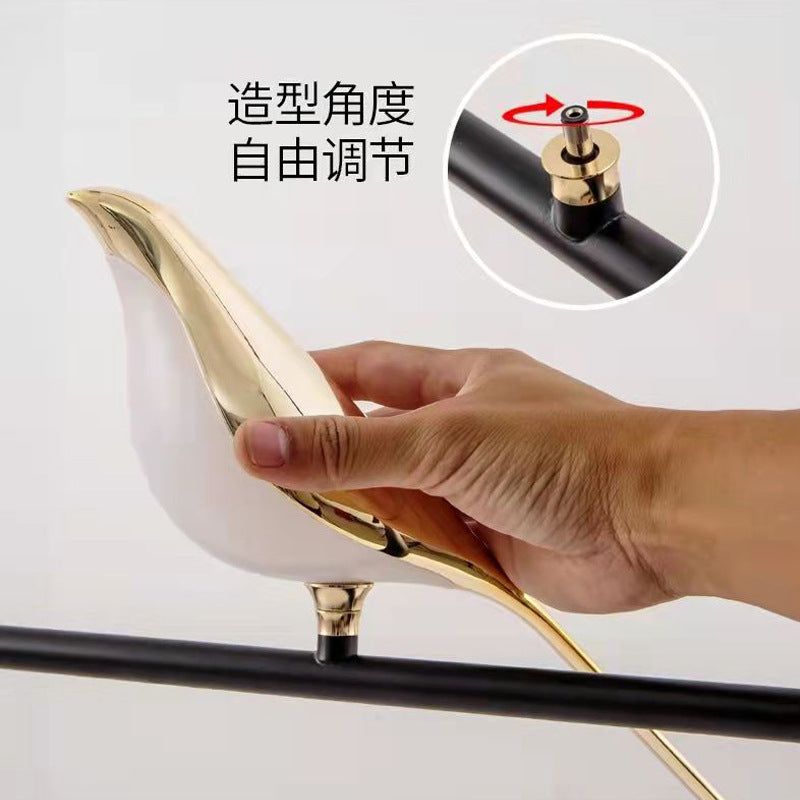 image-Leap Wall Lamp - Modern Nordic Bird Design LED