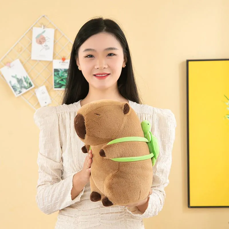 image-Capybara Plush Toy - Soft Cute Doll Gift