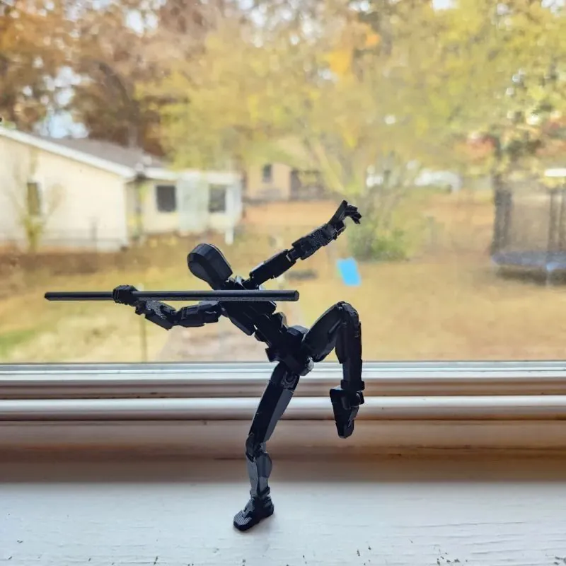 image-Dummy13 3rd Gen Articulated Action Figure - 3D Printed Plastic