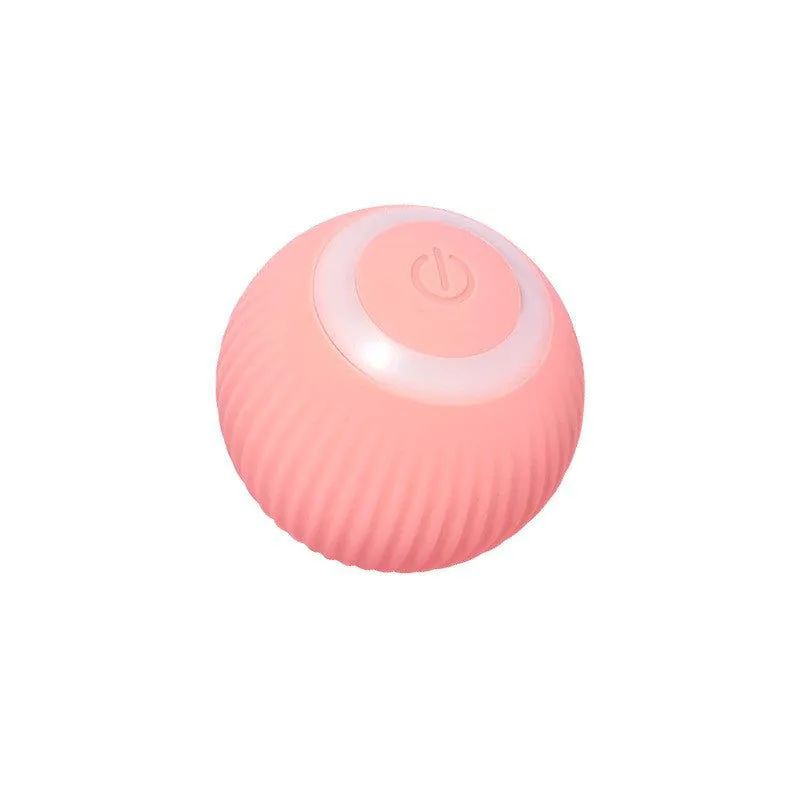 image-Gravity Smart Rolling Ball Cat Toy - Blue