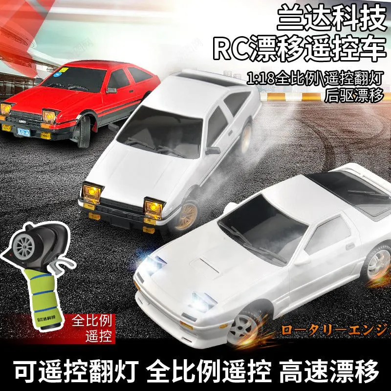 image-AE86 Landa 1801 RC Drift Car 1:18 Black 