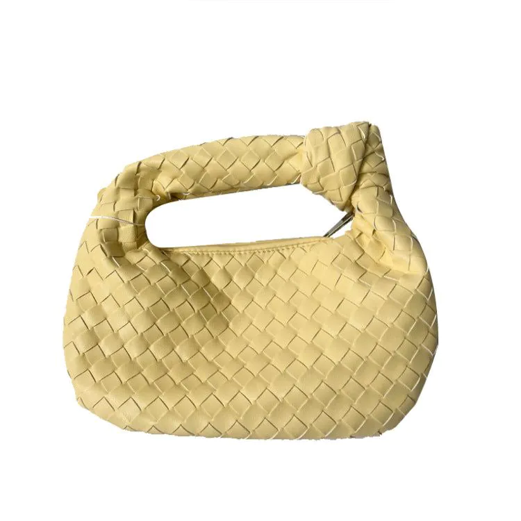 image-Cross-border Woven Handbag - Cloud Dumpling Style 