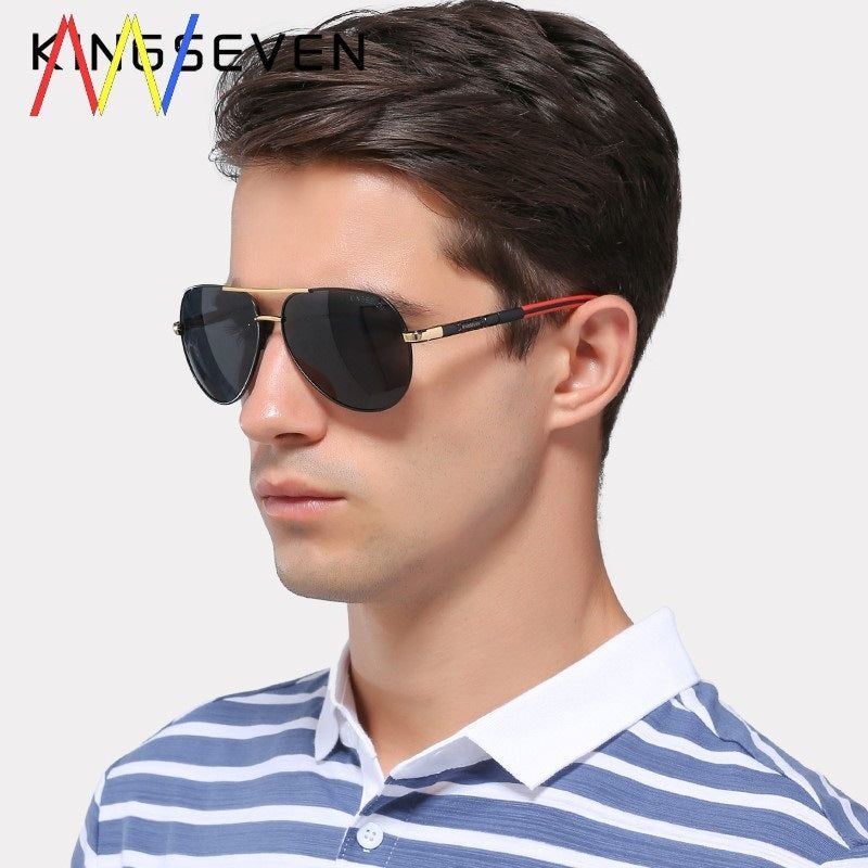 image-Polarized Sunglasses - Red Brown Round Frame Clip-On