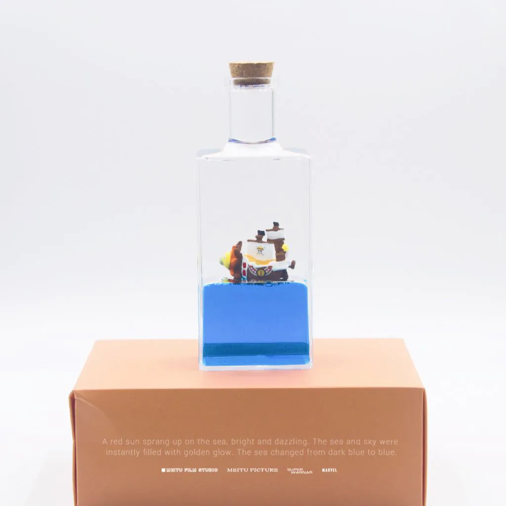 image-Drifting Bottle Boat - Resin Nautical Model Decoration 